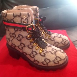 GG Monogram Boots sz 7.5/8